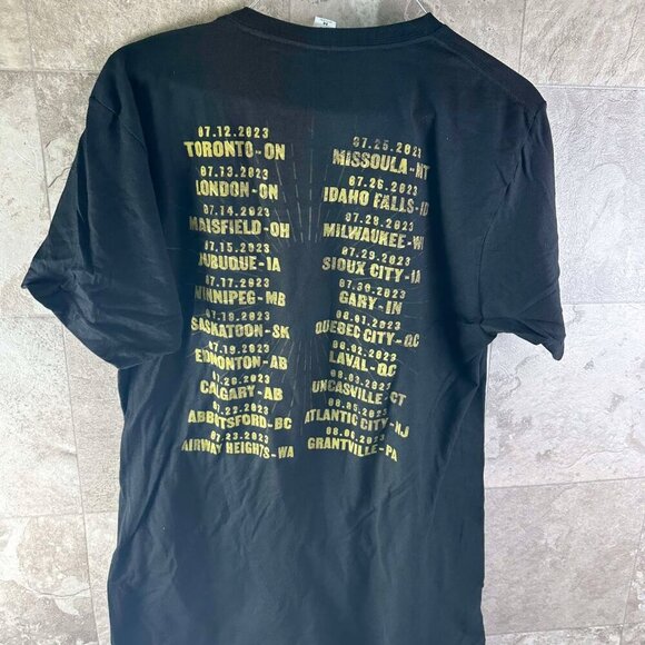 Volbeat Official Merch Temple Of Ekur Tour T Shirt M Medium Black Rock Band 2023 - Picture 2 of 2